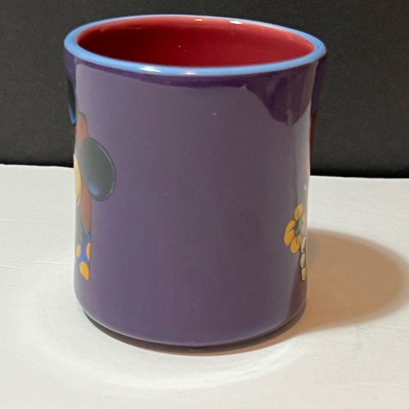 Walt Disney World Minnie Mouse With Flower Purple Ceramic Coffee Mug Tea Cup - Picture 7 of 7